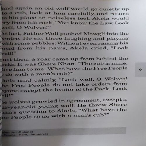 The jungle book ( By = Rudyard kipling )
