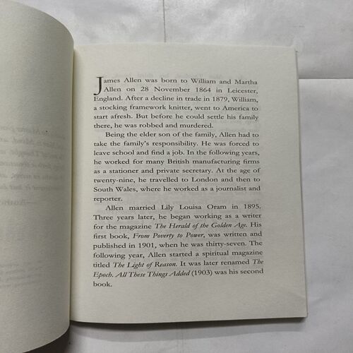 As A Man Thinketh ( James Allen )
