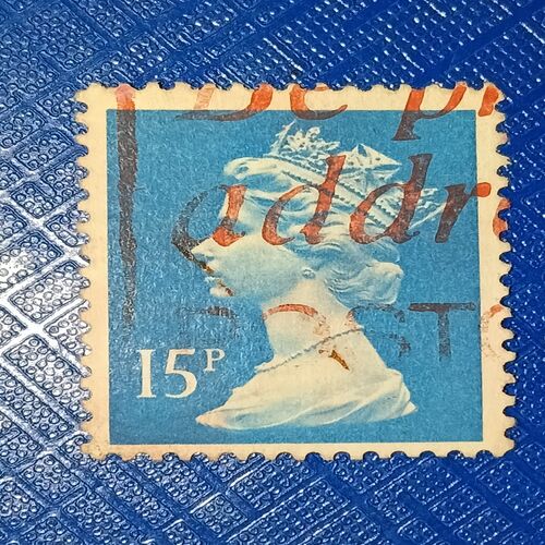 USED - UNITAD STATE 15P POSTAGE STAMP USED - UNITAD STATE 15P POSTAGE STAMP