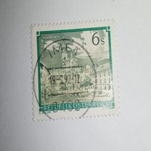 USED - REPUBLIK 'O' STERREICH 6S POSTAGE STAMP USED - REPUBLIK 'O' STERREICH 6S POSTAGE STAMP