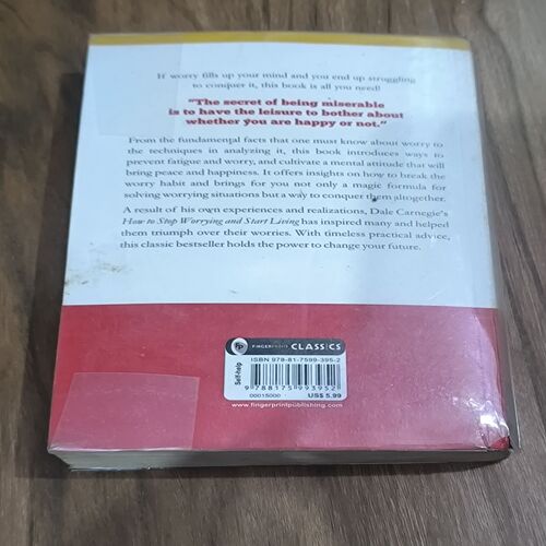 HOW TO STOP WORRYING AND START LIVING ( DALE CARNEGIE )