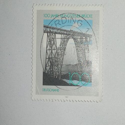 USED - DEUTSCHLAND 100 POSTAGE STAMP