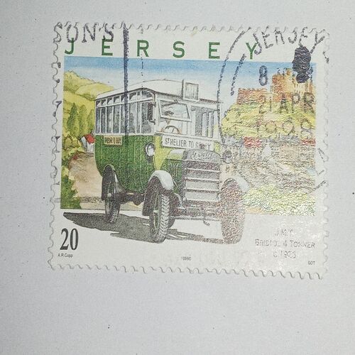 USED - JERSEY POSTAGE STAMP 20 USED - JERSEY POSTAGE STAMP 20