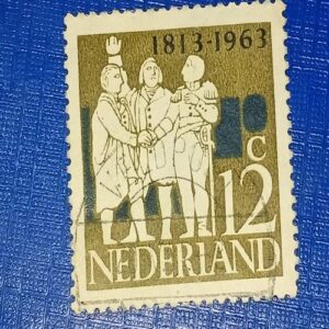 USED - NEDERLAND 12C POSTAGE STAMP USED - NEDERLAND 12C POSTAGE STAMP