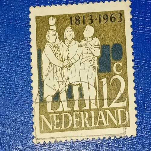 USED - NEDERLAND 12C POSTAGE STAMP USED - NEDERLAND 12C POSTAGE STAMP