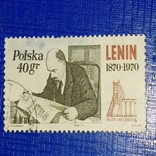 USED - POLSKA 40GR POSTAGE STAMP USED - POLSKA 40GR POSTAGE STAMP