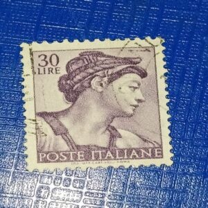 USED - POSTE ITALIANE 30LIRE POSTAGE STAMP