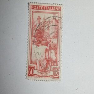 USED - POSTE ITALIANE 60LIRE POSTAGE STAMP USED - POSTE ITALIANE 60LIRE POSTAGE STAMP
