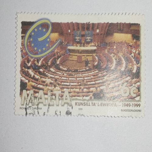 MNH - MALTA POSTAGE STAMP 6C