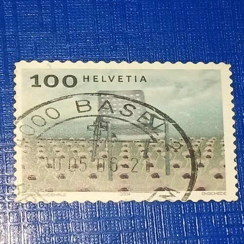 USED - HELVETIA 100 POSTAGE STAMP USED - HELVETIA 100 POSTAGE STAMP