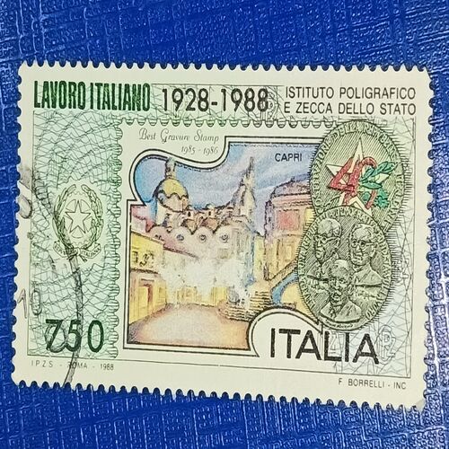 USED - ITALIA POSTAGE STAMP USED - ITALIA POSTAGE STAMP