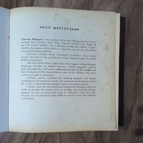 Document 2_31 HALF GIRLFRIEND ( CHETAN BHAGAT )