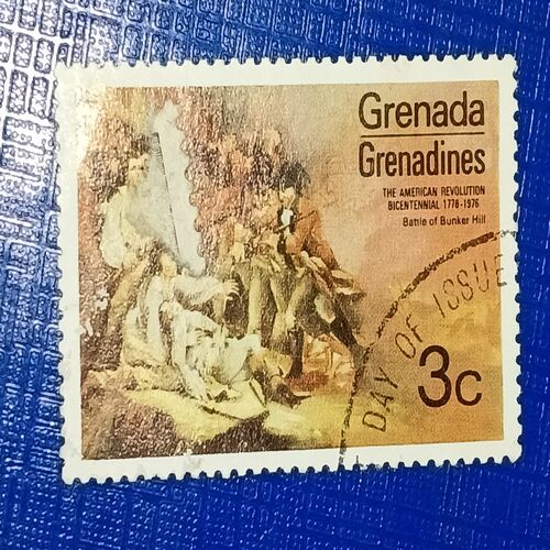 USED - GRENADA 3c POSTAGE STAMP USED - GRENADA 3c POSTAGE STAMP
