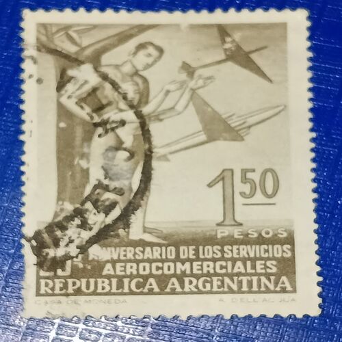USED - ARGENTINA 150145C POSTAGE STAMP USED - ARGENTINA 150145C POSTAGE STAMP