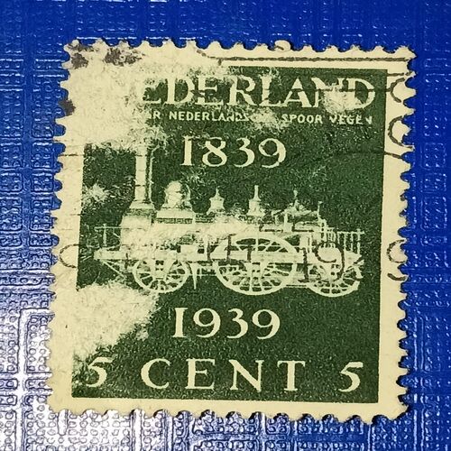 USED - NEDERILAND POSTAGE STAMP 5C USED - NEDERILAND POSTAGE STAMP 5C