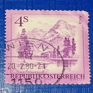 USED - AUSTRIA 4S POSTAGE STAMP USED - AUSTRIA 4S POSTAGE STAMP