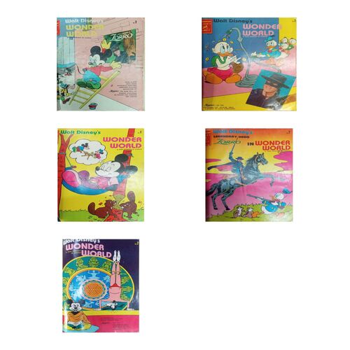 Binding 7 IN 1 (WALT DISNEY"S WONDER WORLD NO-9,) , (WALT DISNEY"S WONDER WORLD NO-10), (WALT DISNEY"S WONDER WORLD NO-11) ,(WALT DISNEY"S WONDER WORLD NO-12), (WALT DISNEY"S WONDER WORLD NO-13), (WALT DISNEY"S WONDER WORLD NO-15), (WALT DISNEY"S WONDER WORLD NO-16)