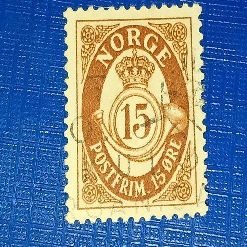 USED - POSTAGE STAMP , NORGE 15RE USED - POSTAGE STAMP , NORGE 15RE