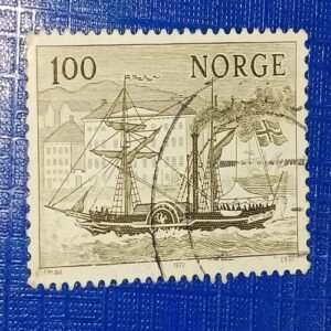 USED - NORGE 100 POSTAGE STAMP USED - NORGE 100 POSTAGE STAMP
