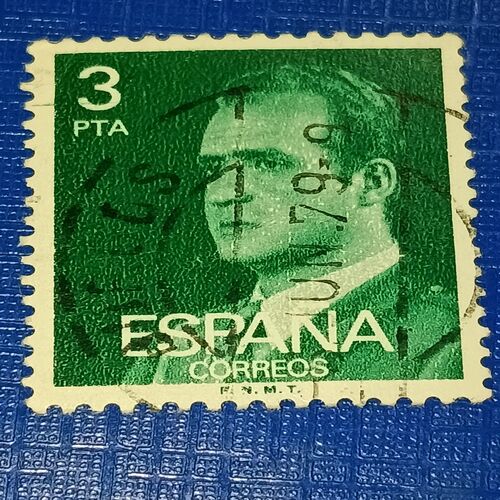 USED - ESPANA 3pts POSTAGE STAMP USED - ESPANA 3pts POSTAGE STAMP