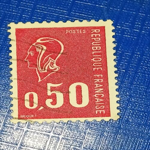 USED - REPUBLIQUE FRANCAISE 0,50 POSTAGE STAMP USED - REPUBLIQUE FRANCAISE 0,50 POSTAGE STAMP