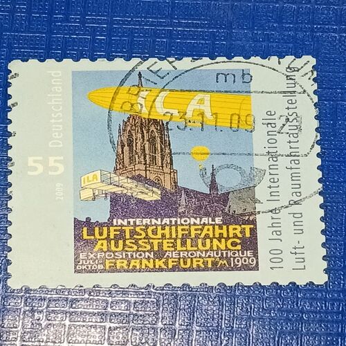 USED - DEUTSCHLAND 55 POSTAGE STAMP USED - DEUTSCHLAND 55 POSTAGE STAMP