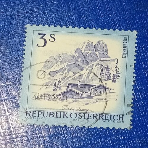 USED - AUSTRIA 3S POSTAGE STAMP USED - AUSTRIA 3S POSTAGE STAMP