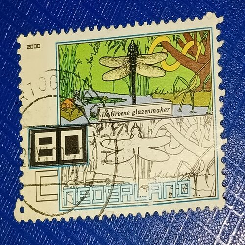 USED - NEDERLAND 80C POSTAGE STAMP USED - NEDERLAND 80C POSTAGE STAMP