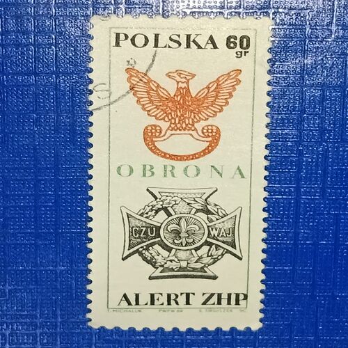 USED - POLSKA 60GR POSTAGE STAMP USED - POLSKA 60GR POSTAGE STAMP