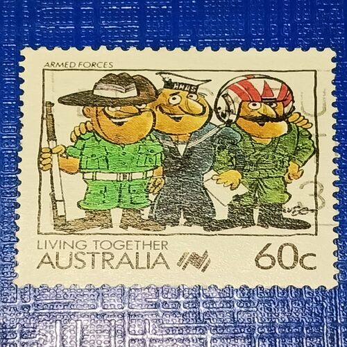 USED - AUSTRALIA 60C POSTAGE STAMP USED - AUSTRALIA 60C POSTAGE STAMP