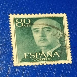 USED - ESPANA 80cts POSTAGE STAMP USED - ESPANA 80cts POSTAGE STAMP