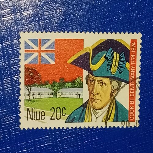USED - NIUE 20C POSTAGE STAMP USED - NIUE 20C POSTAGE STAMP
