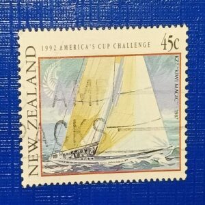 USED - NEW ZEALAND 45C POSTAGE STAMP USED - NEW ZEALAND 45C POSTAGE STAMP