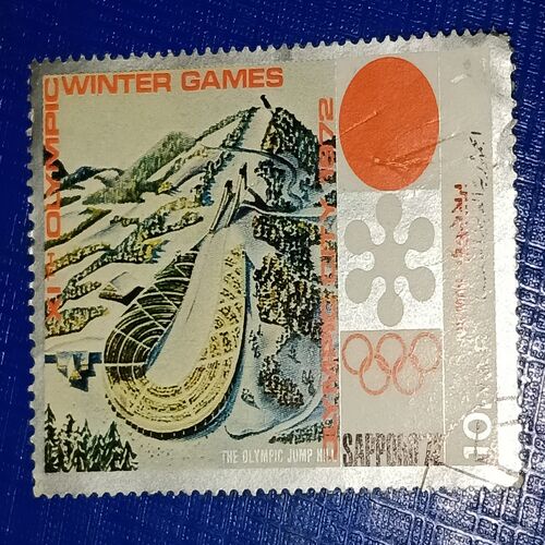 USED - OLYMPIC POSTAGE STAMP USED - OLYMPIC POSTAGE STAMP