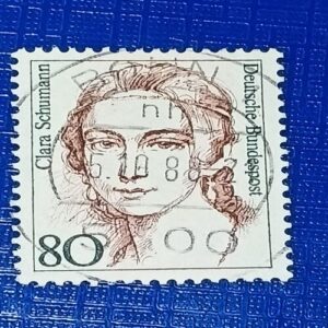 USED - DEUTSCHE BUNDESPOST ,80 POSTAGE STAMP USED - DEUTSCHE BUNDESPOST ,80 POSTAGE STAMP