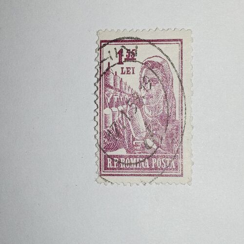USED - R.P. ROMINA POSTA 155LEI STAMP USED - R.P. ROMINA POSTA 155LEI STAMP