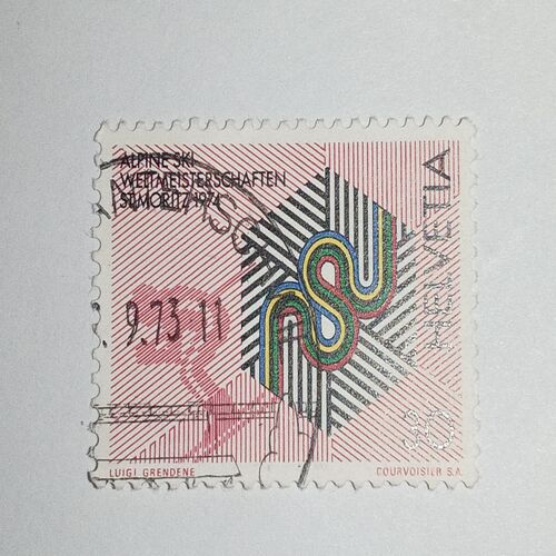 USED - HELVETIA 30 POSTAGE STAMP USED - HELVETIA 30 POSTAGE STAMP