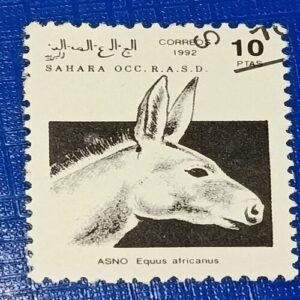 USED - SAHARA OCC R.A.S.D. 10Ptas POSTAGE STAMP USED - SAHARA OCC R.A.S.D. 10Ptas POSTAGE STAMP
