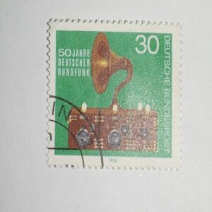 USED - DEUTSCHE BUNDESPOST 30 POSTAGE STAMP USED - DEUTSCHE BUNDESPOST 30 POSTAGE STAMP