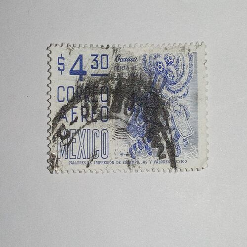 USED - MEXICO 30 POSTAGE STAMP USED - MEXICO $4 30 POSTAGE STAMP