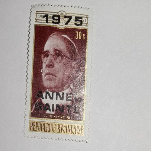 MNH - REPUBLIQUE RWANDAISE 30C POSTAGE STAMP