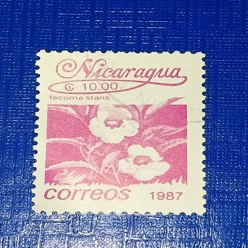 MNH - NICARAGUA CORRREO 10.00 , 1987 POSTAGE STAMP