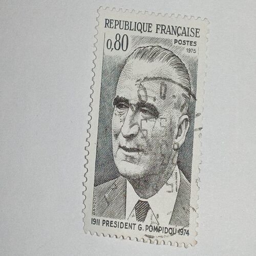USED - REPUBLIQUE FRANCAISE 0,80 POSTAGE STAMP