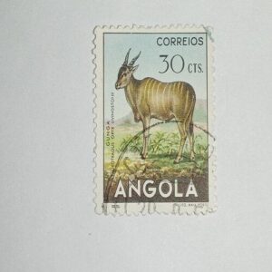 USED - ANGOLA 30CTS. POSTAGE STAMP