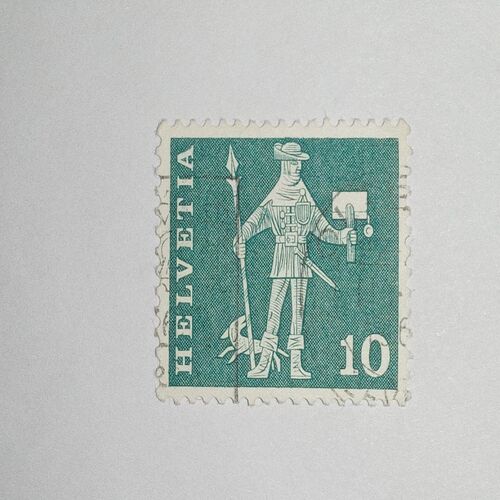MNH - HELVETIA 10 POSTAGE STAMP