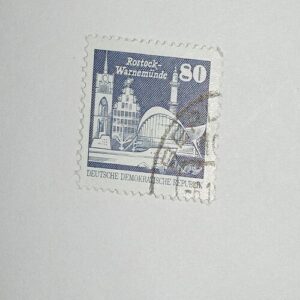 USED - DEUTSCHE DEMOKRATISCHE REPUBLIK 80 POSTAGE STAMP USED - DEUTSCHE DEMOKRATISCHE REPUBLIK 80 POSTAGE STAMP