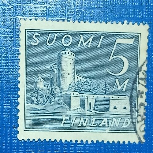 USED - FINLAND 5M POSTAGE STAMP USED - FINLAND 5M POSTAGE STAMP