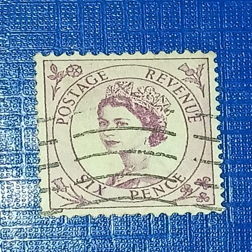 DUSED - GREAT BRITAIN SIX PENCE POSTAGE STAMP ocument 3_63 USED - GREAT BRITAIN SIX PENCE POSTAGE STAMP