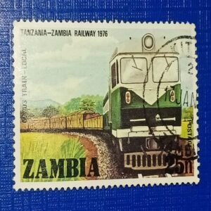USED - TANZANIA -ZAMBIA RALWAY 1976 POSTAGE STAMP USED - TANZANIA -ZAMBIA RALWAY 1976 POSTAGE STAMP
