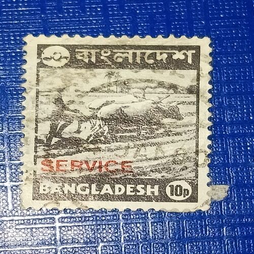 USED - BANGLADESH 10P POSTAGE STAMP